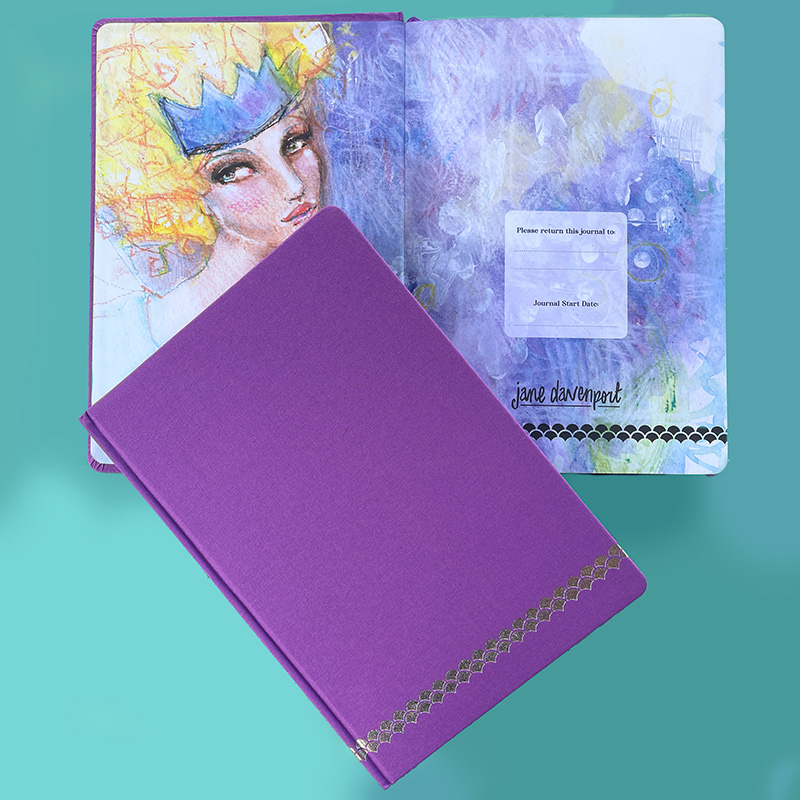 'Glittering Prize' Art Journal | Shimmering watercolour paper
