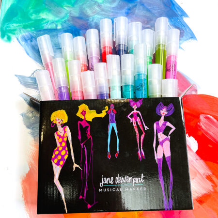 Broad Musical Markers | '80's Pop Hits' paint pens