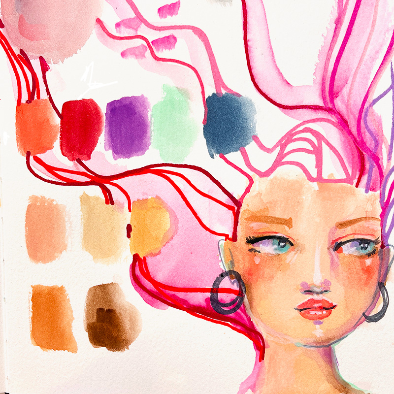 Secret Ingredients | Bite Size LayerCake | mini portrait palette - Image 2