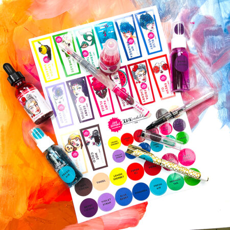 INKredible stickers | organise your art tools!