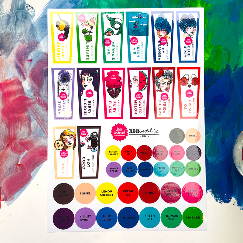 INKredible stickers | organise your art tools! - Image 4