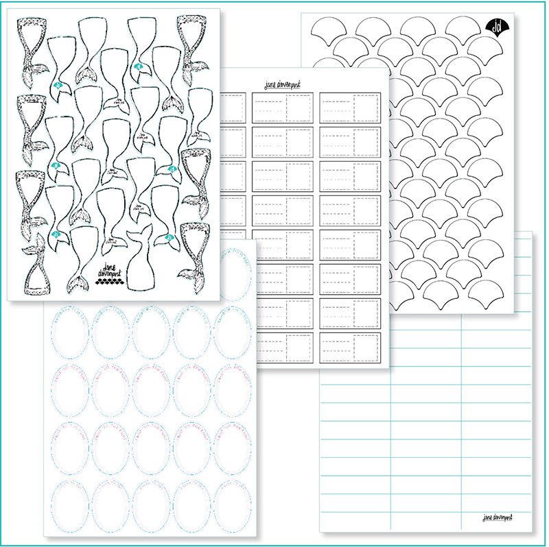 Swatch Stickers Pad | Fab label sheets to organise your ink tools - Image 3