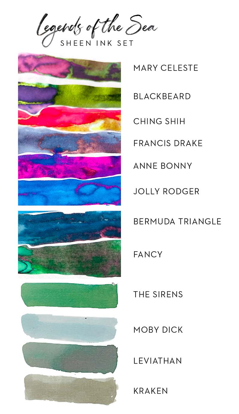 Legends of the Sea ink | Magical inks that glow like shot silk - Image 7