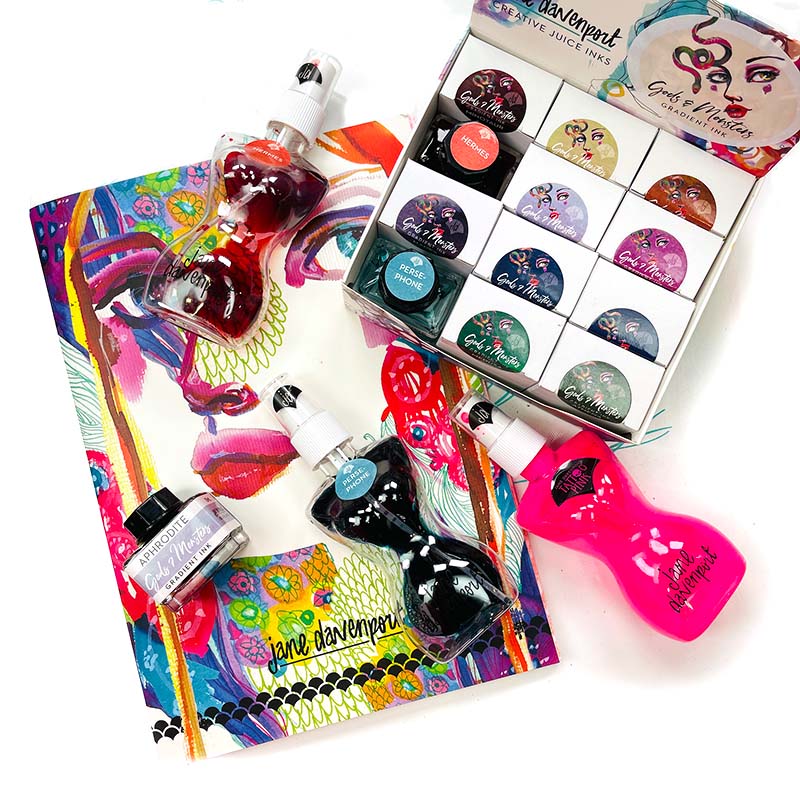 Gods & Monsters ink & LevARTation journal Bundle with bonus Goddess!