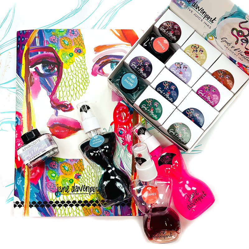 Gods & Monsters ink & LevARTation journal Bundle with bonus Goddess! - Image 5