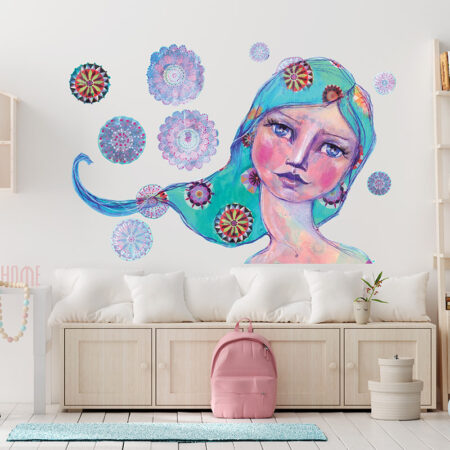 Blue Joy Wall Art | Removeable, re-positonable, remarkable!