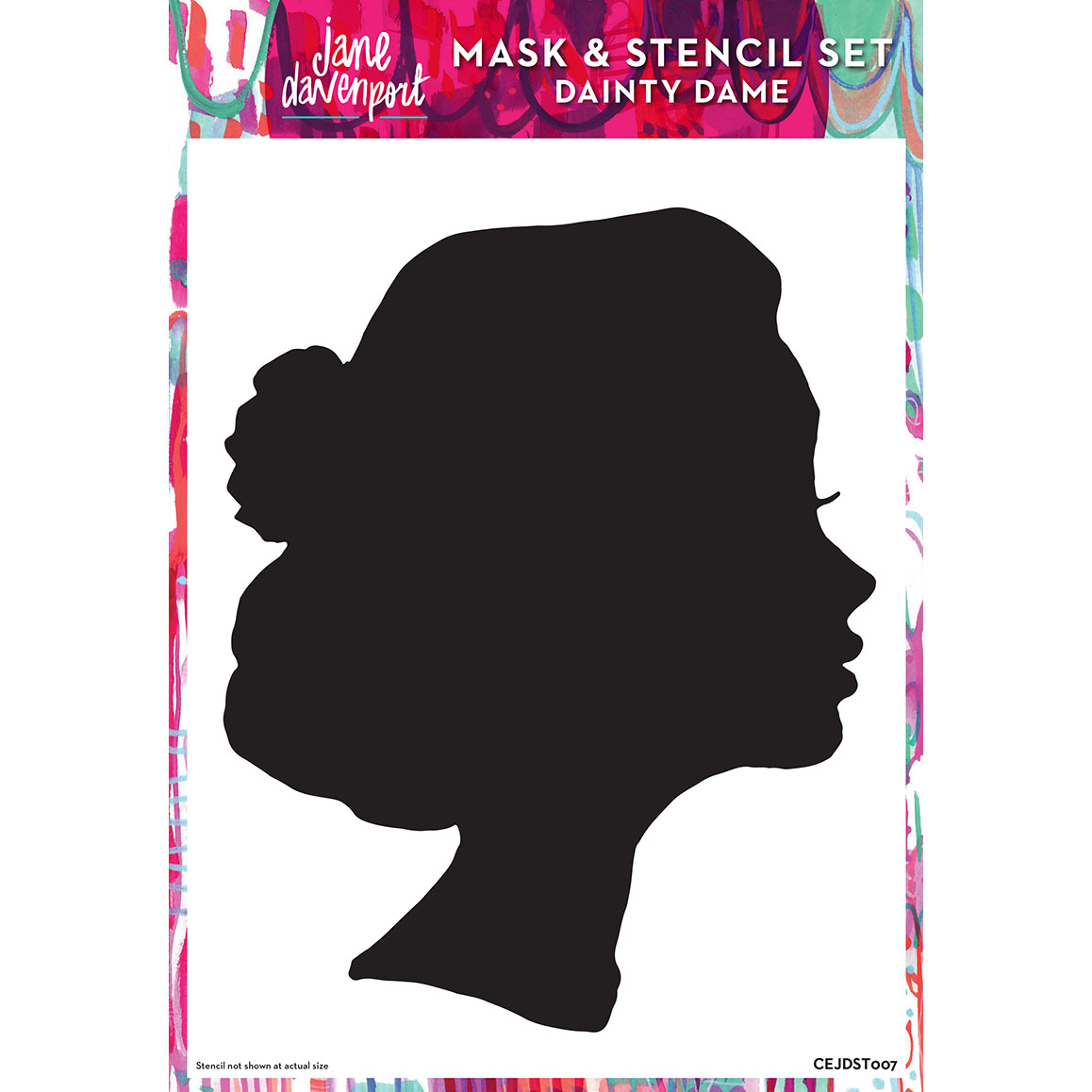 Dainty Dame Stencil | 2 piece mask & stencil set - Image 3
