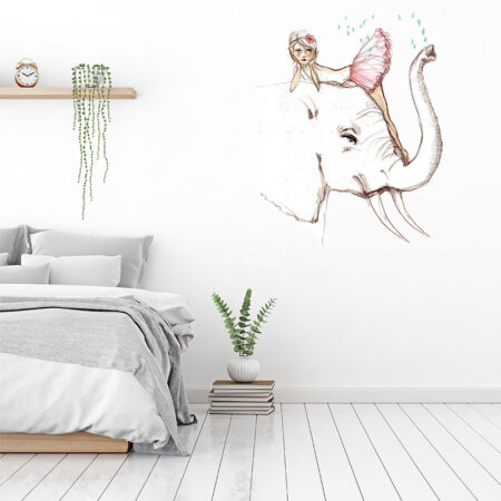 Elephant Dreaming Wall Art | Removeable, re-positonable, remarkable!