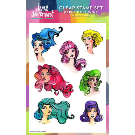 Paper Doll Wigs Stamp set | Coordinates with Paper Doll stamp!