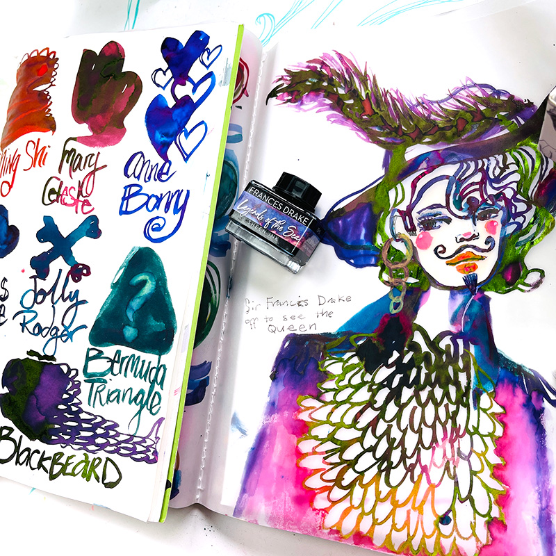 Legends of the Sea ink | Magical inks that glow like shot silk - Image 8