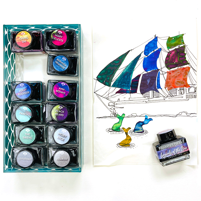 Legends of the Sea ink | Magical inks that glow like shot silk - Image 4