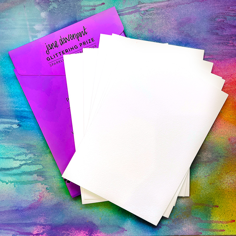 Glittering Prize Art Paper Pack | shimmering watercolour paper! - Image 3