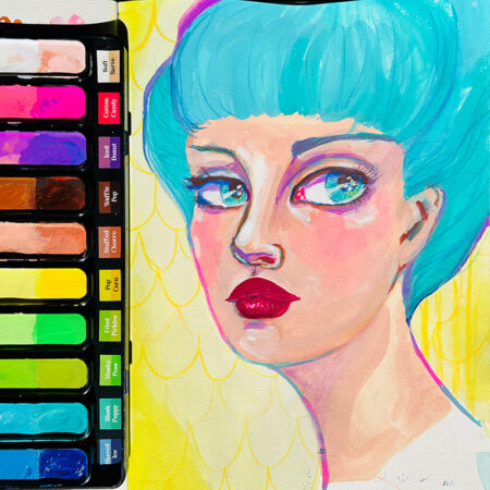 Food Truck LayerCake paint | Dreamy, creamy watercolour