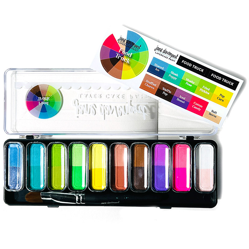 Food Truck LayerCake paint | Dreamy, creamy watercolour - Image 8