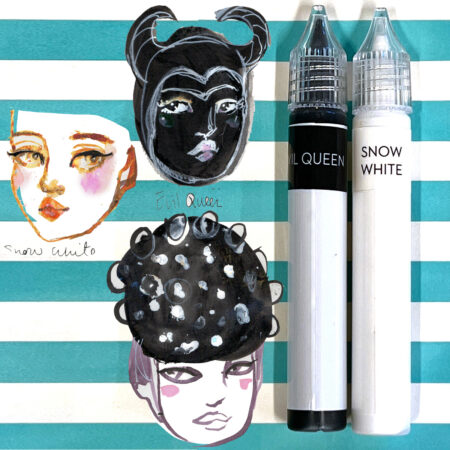 Black & White StoryTime ink | super-fluid, acrylic ink