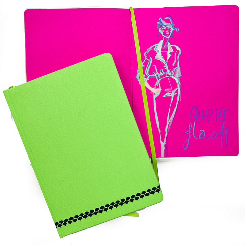 'Bright Thoughts' Art Journal | Multi colour paper