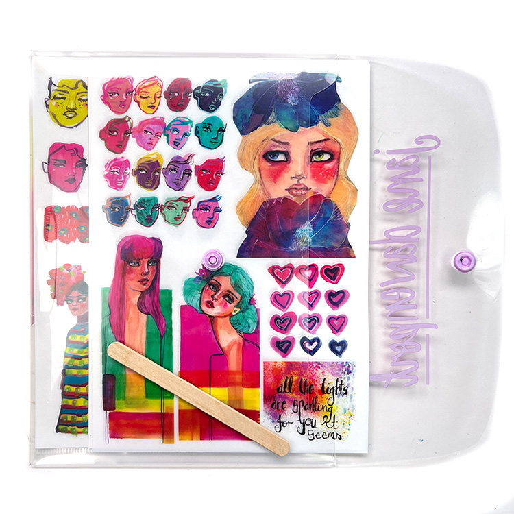 'Loved Up' Journal Tattoos | rub-on transfers - Image 4