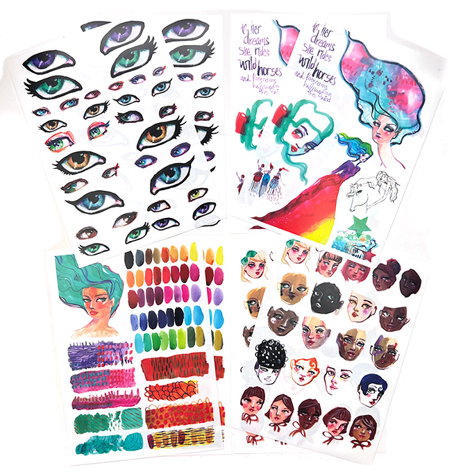 'Face The Truth' Journal Tattoos | rub-on transfers - Image 7