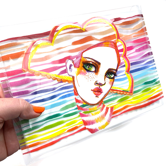 'KaleidEscape' Journal Tattoos | rub-on transfers - Image 2