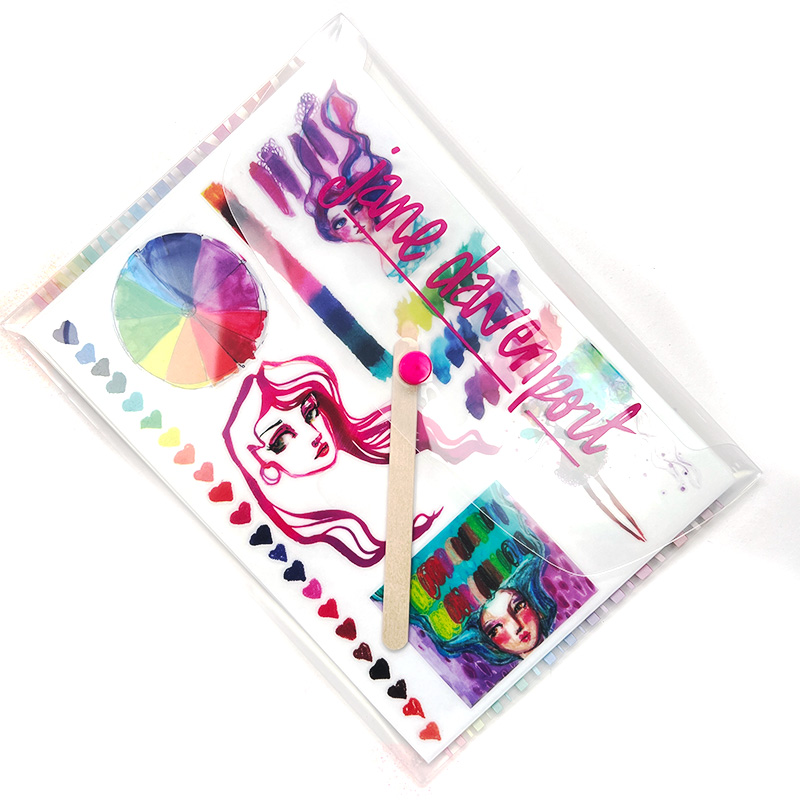 'KaleidEscape' Journal Tattoos | rub-on transfers - Image 3