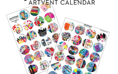 Artvent Calendar 22- Celebrate the year in Art Supplies with me!