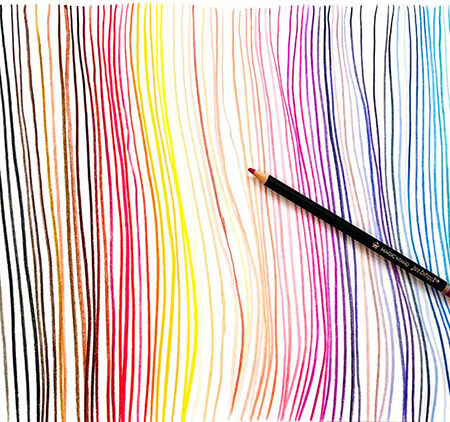 All 72 of our 'Magic Wand' Coloured Pencils!
