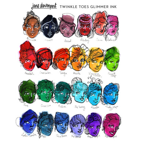 Twinkle Toes Bundle | Glimmering rainbow of inks