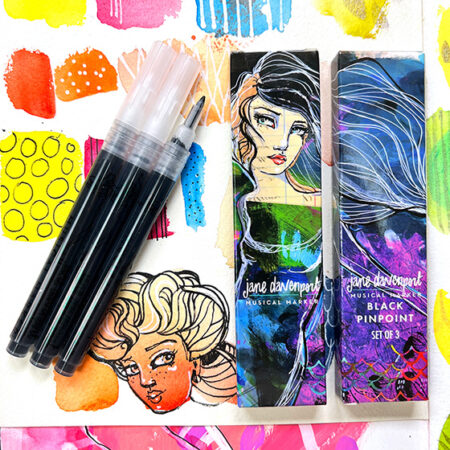 Black PinPoint Trio | superfine paint pens!