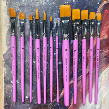 Brush Ballet | Arabesque set for Acrylic paint