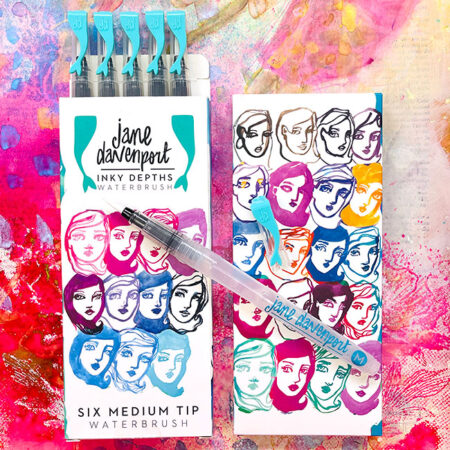 Inky Depths WaterBrush | 6 Medium tips