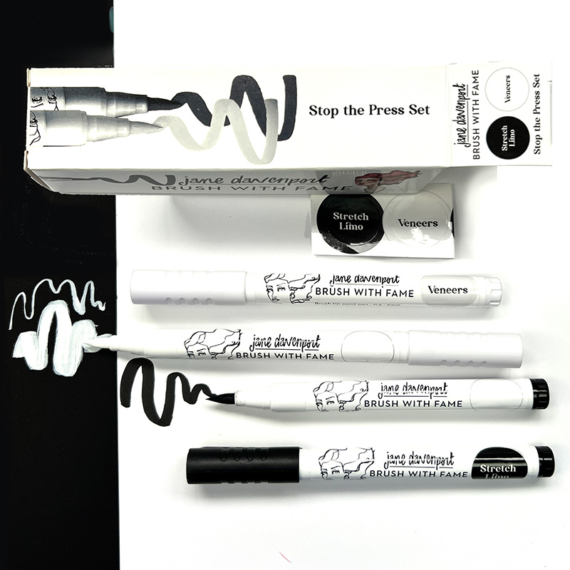 Brush With Fame paint pens | Stop the press Set