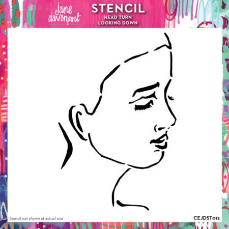 Look Down | Head Turn stencils