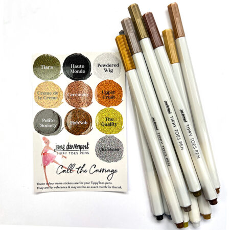 'Call the Carriage' Tippy Toes Pen | Metallic brush tip markers
