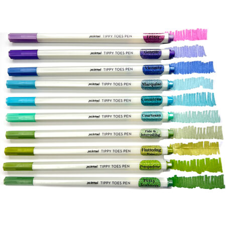 'Dangerous Liasons' Tippy Toes Pens | Metallic brush tip markers