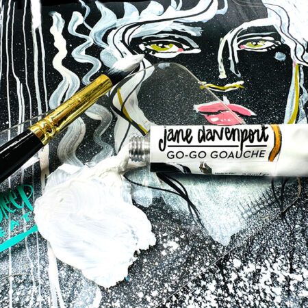 Go-Go Gouache | Blinded-by-the-Light white