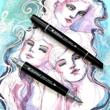 Mirror Mirror  x 2 |  Reflective chrome ink!