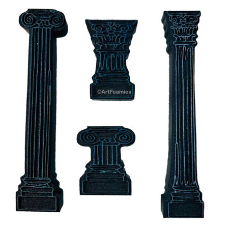 Creative Columns | set of 4 | JD x ArtFoamies stamp