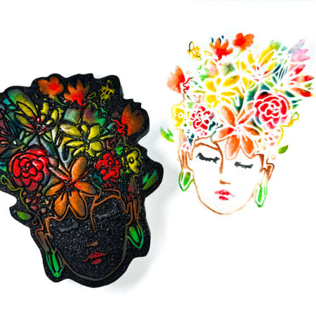 Persephone Spring Goddess | JD x ArtFoamies stamp