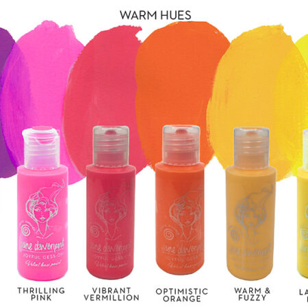 Warm Hues Joyful Gess-Oh! | Use as gesso or ultra-matte acrylic paint