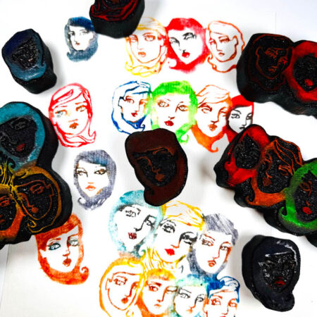 Creative Muses | set of 8 | JD x ArtFoamies stamp