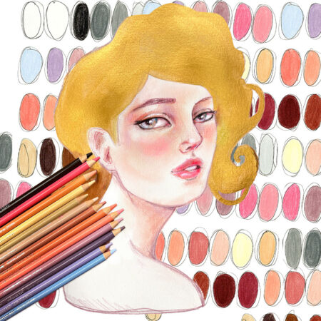 'SkinCare' Magic Wands | 24 creamy colour pencils for drawing faces!