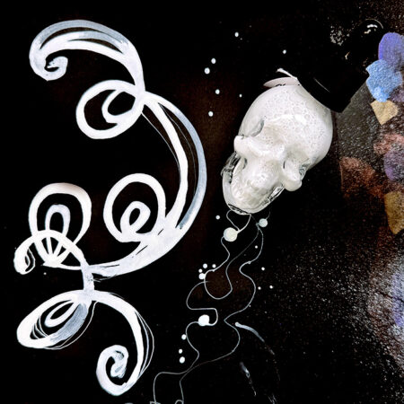 Skull ink | opaque, white, waterproof!