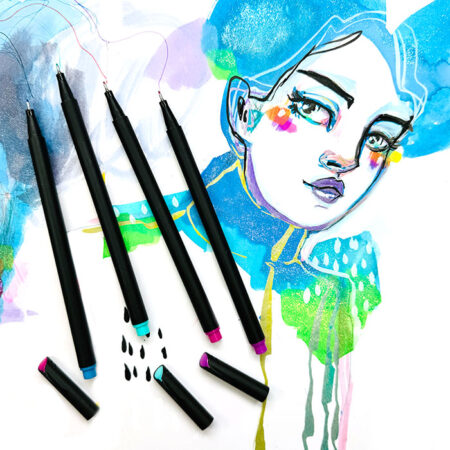 Black Pixel Pen | A super-fine precision sketching pen