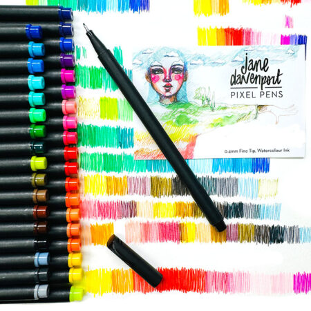 Pixel Pens | 36 colours, super-fine precision sketching pens
