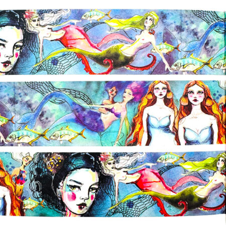 Mermaid Montage Wa-she  |  Gorgeous collaging tape!