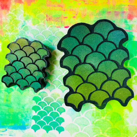 Siren Scales | set of 2 | JD x ArtFoamies stamps