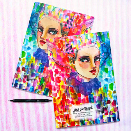 Window Pane Journal | New A4 Size | large Layered journaling!