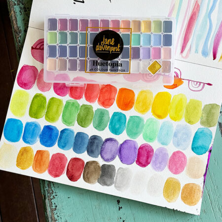 HUEtopia paintbox | 48 NEW uplifting watercolours!
